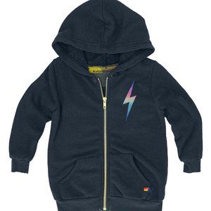 Aviator Nation Bolt Kids Zip Hoodie Size 10